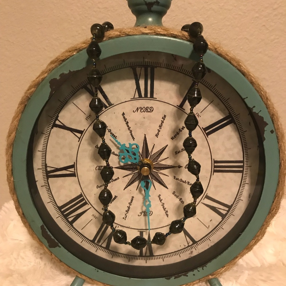 Black beaded necklace